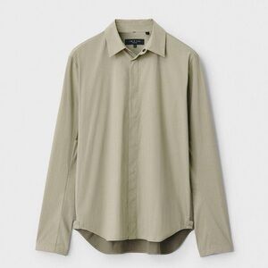 rag & bone Men's Olive snap shirt
